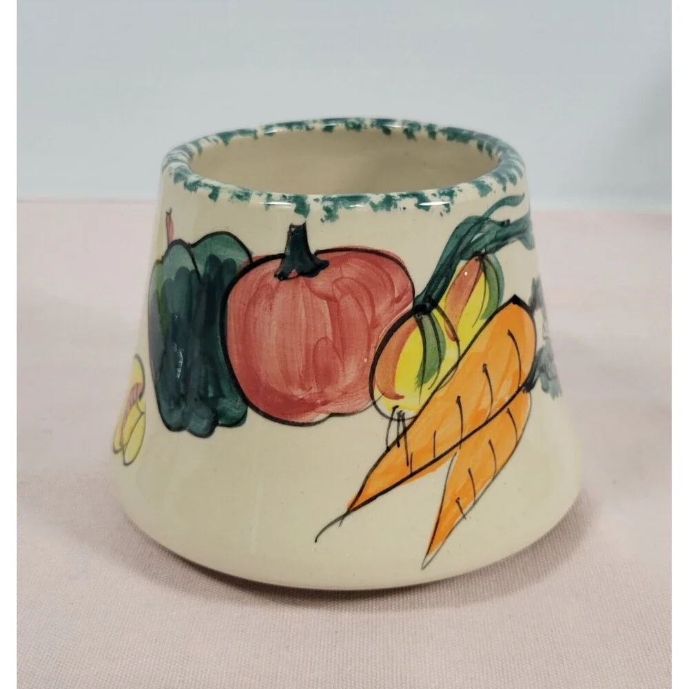 Ceramic Topper/lamp shade vegetables candle shade